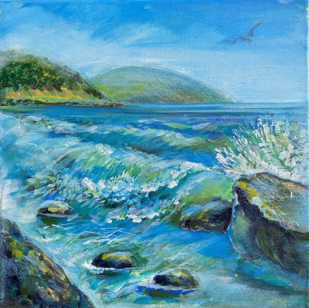 Black Sea by artist Anastasia Shimanskaya